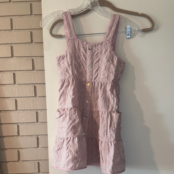 For Love And Lemons Lil Lemons Lavender Gingham Dress - Picture 1 of 6